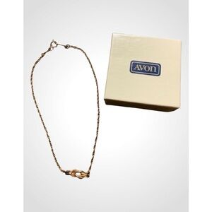 Avon Gold Infinity 5” Ankle Bracelet In Box